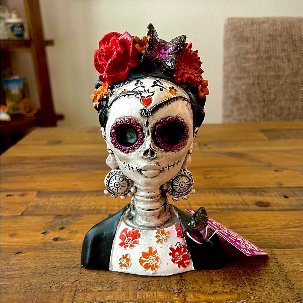 T.J.Maxx Festive Day of the Dead Decor - Black, Red, White